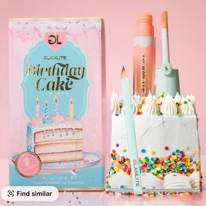 Glamlite BIRTHDAY CAKE LIP KIT/ BNIB